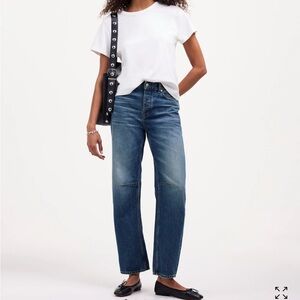Madewell Darted Barrell Jeans